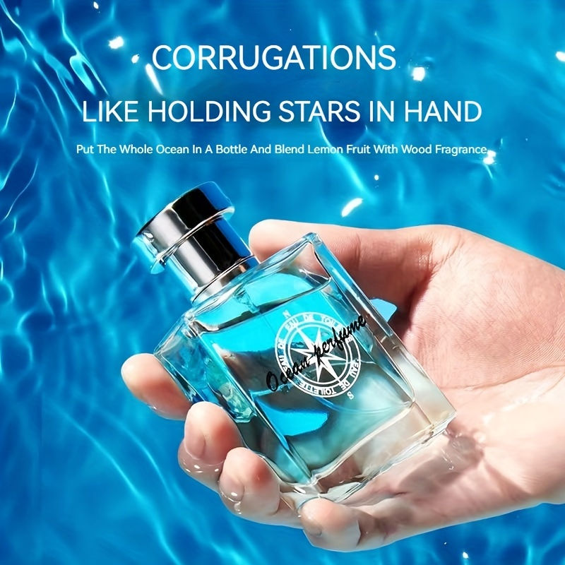 Thumbnail: Ocean Pheromones Eau De Toilette Spray For Men, Lasting Light Fragrance Fresh Na