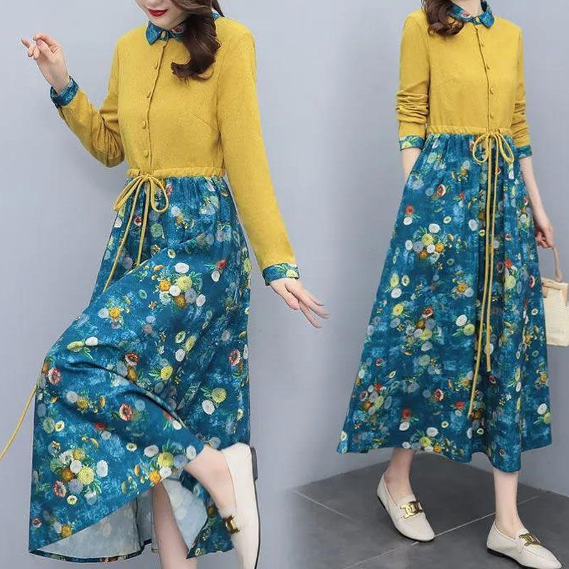 Thumbnail: Women's Clothing Casual Printed Dresses Spring 