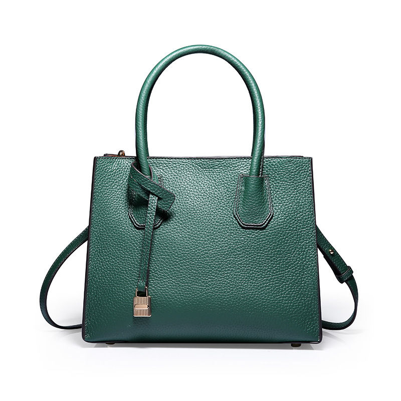Thumbnail: Designer Genuine Cowhide Leather Handbag