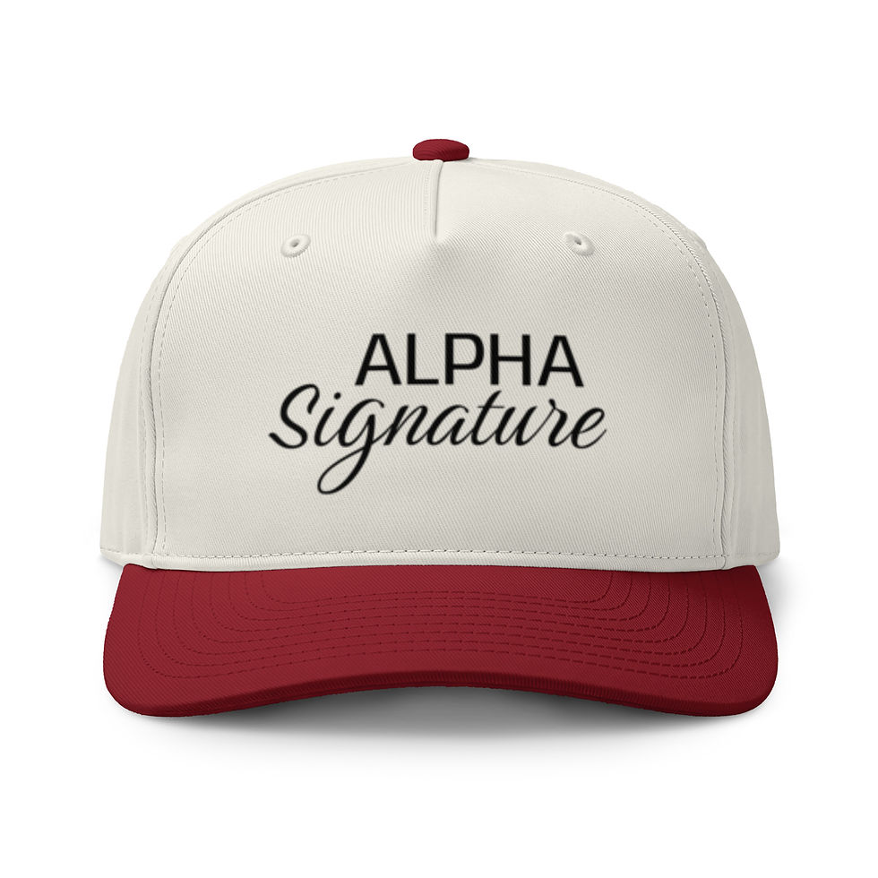 Thumbnail: Alpha Signature two-tone cap