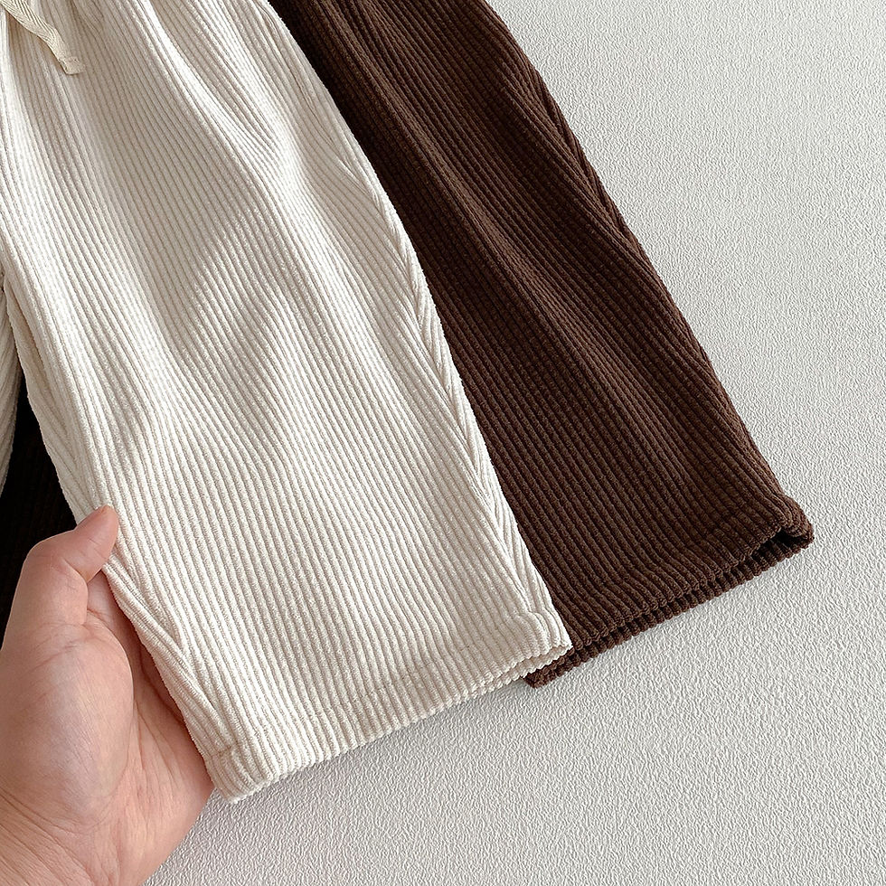 Thumbnail: Kids Corduroy Pants for Boys or Girls 