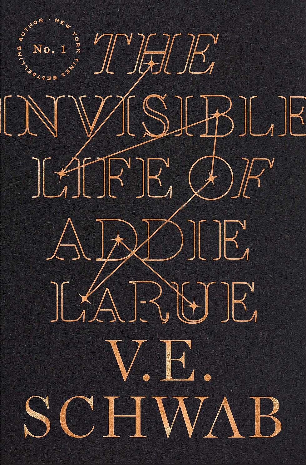 Book cover of The Invisible Life of Addie LaRue by V. E. Schwab.