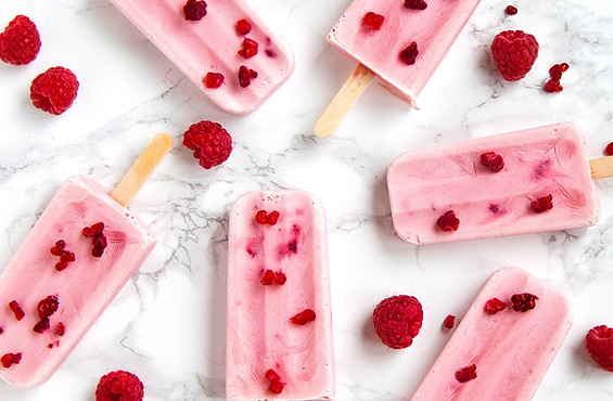 Raspberry Popsicles