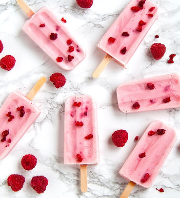 Raspberry Popsicles