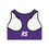 Thumbnail: Raptor Strike purple Sports Bra (Purple)