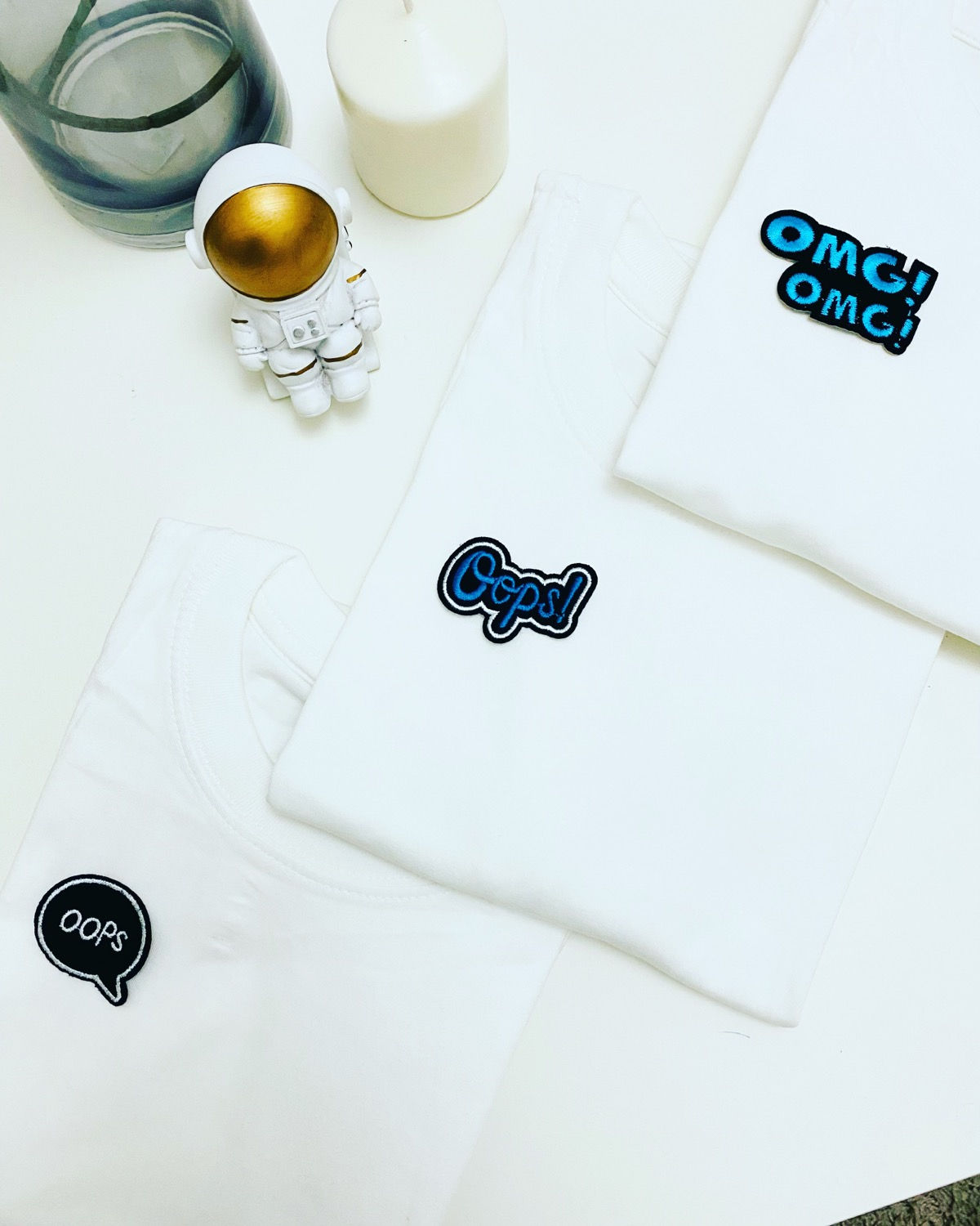 Minimalist T-shirts for 2 pcs.