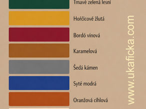 Vzorník módních barev pro podzim-zima 2026-2027