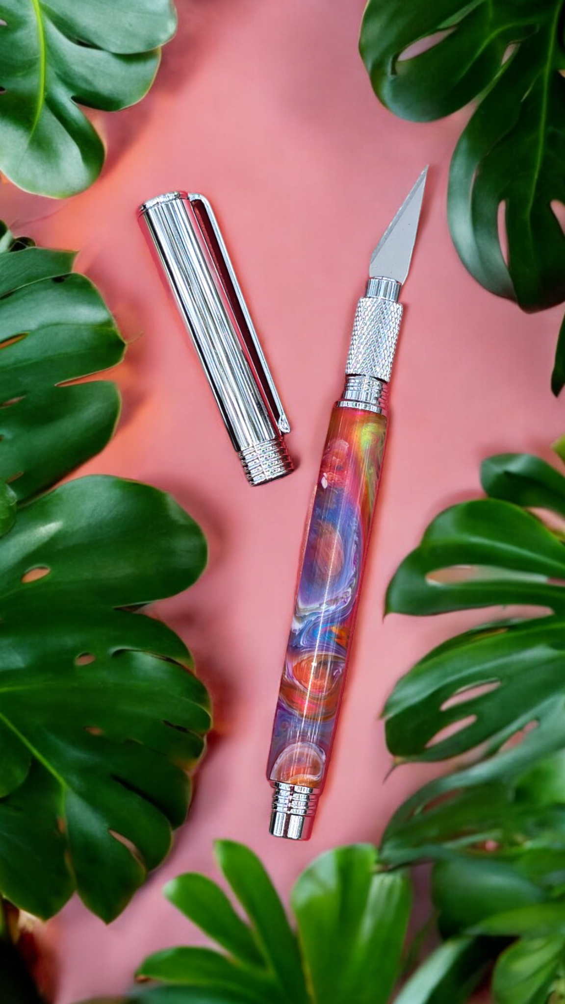 Multicolor Silver Hobby Knife