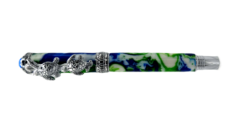 Turtle Rhinestone Pen Sea Turtle Pens | Foothills Millworks