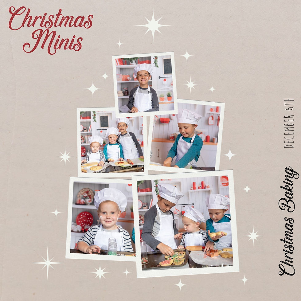 🍪 Sweet Moments Await with Our Christmas Baking Minis! 🍪