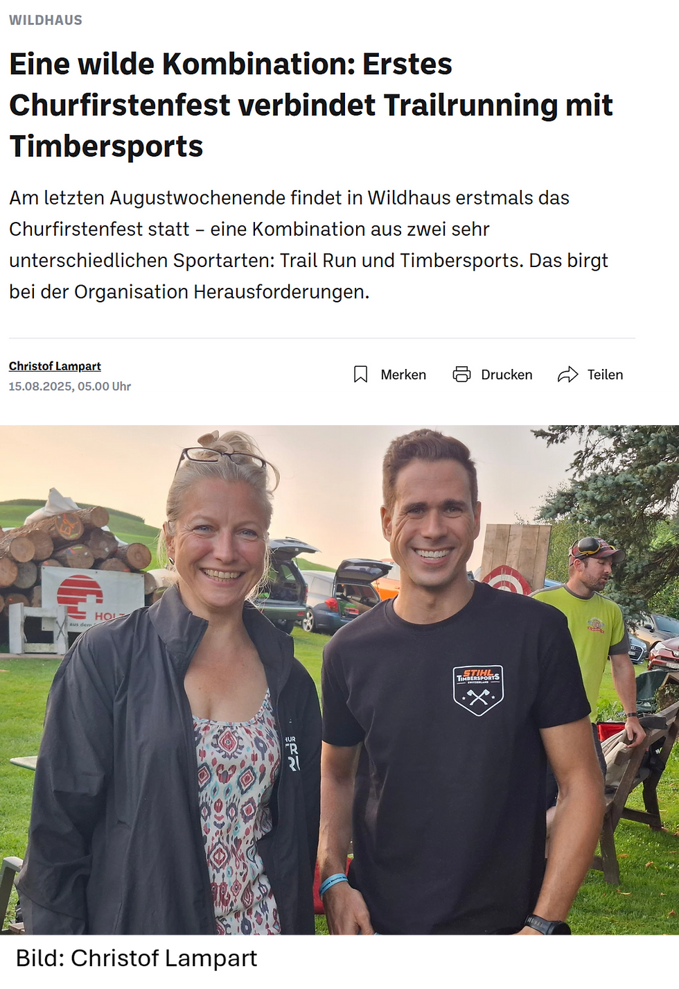 Presseartikel von St. Galler Tagblatt