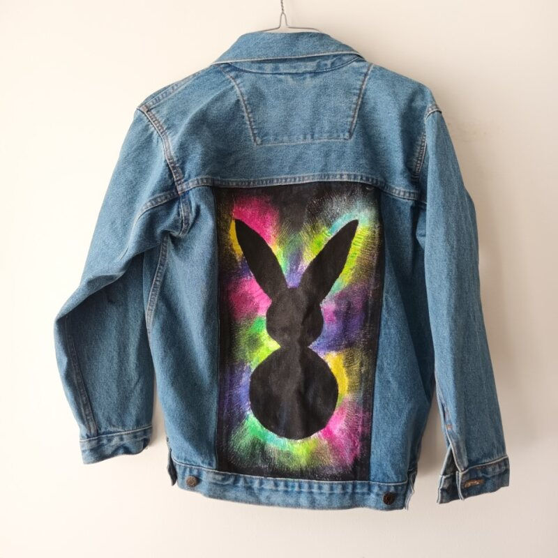Kids denim jacket back