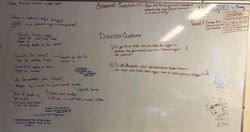 Discussion topics depend on students