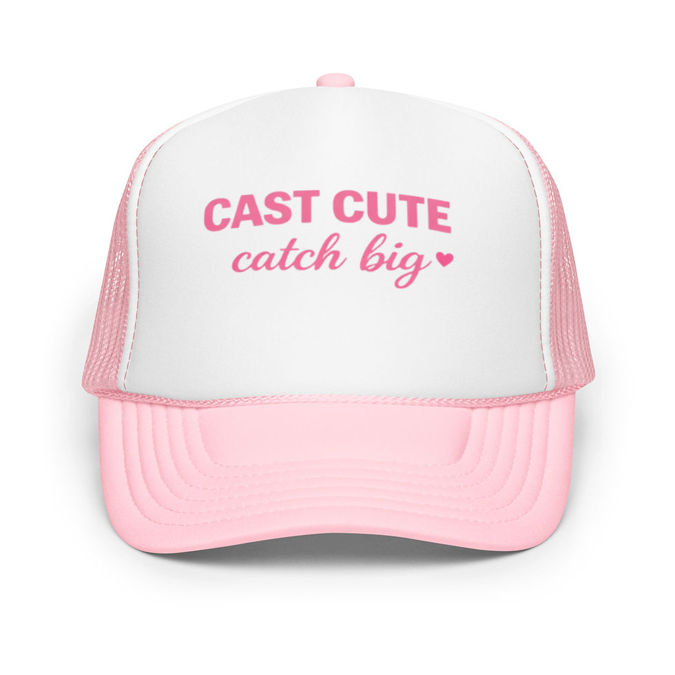 Cast Cute Catch Big Pink Hat Front View