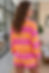 Thumbnail: Pink Stripe Long Sleeve Casual Top Drawstring Shorts 2 pcs Set