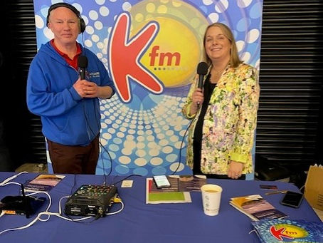 NBC's Sinead Smyth talks to KFM at Kildare Expo Event