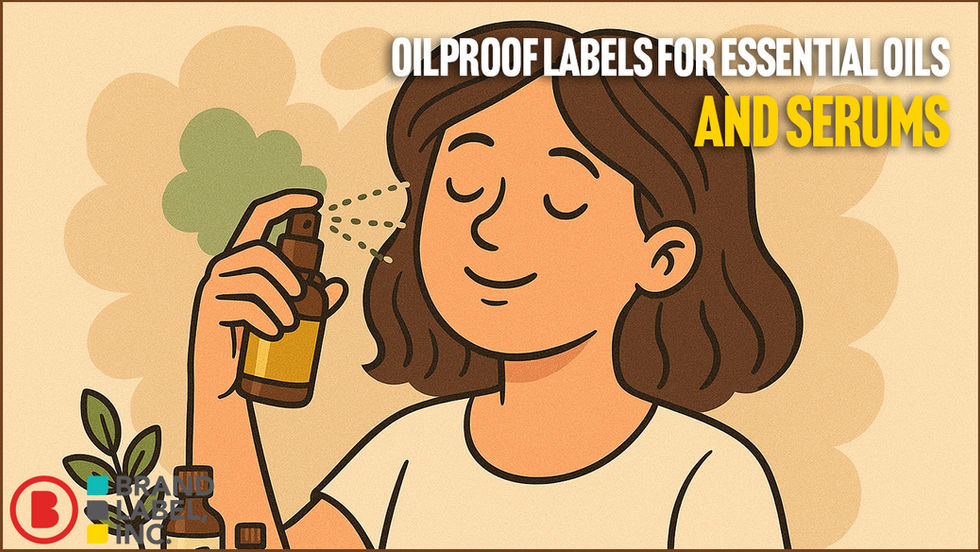 The Importance of Oilproof Labels for Essential Oils and Serums