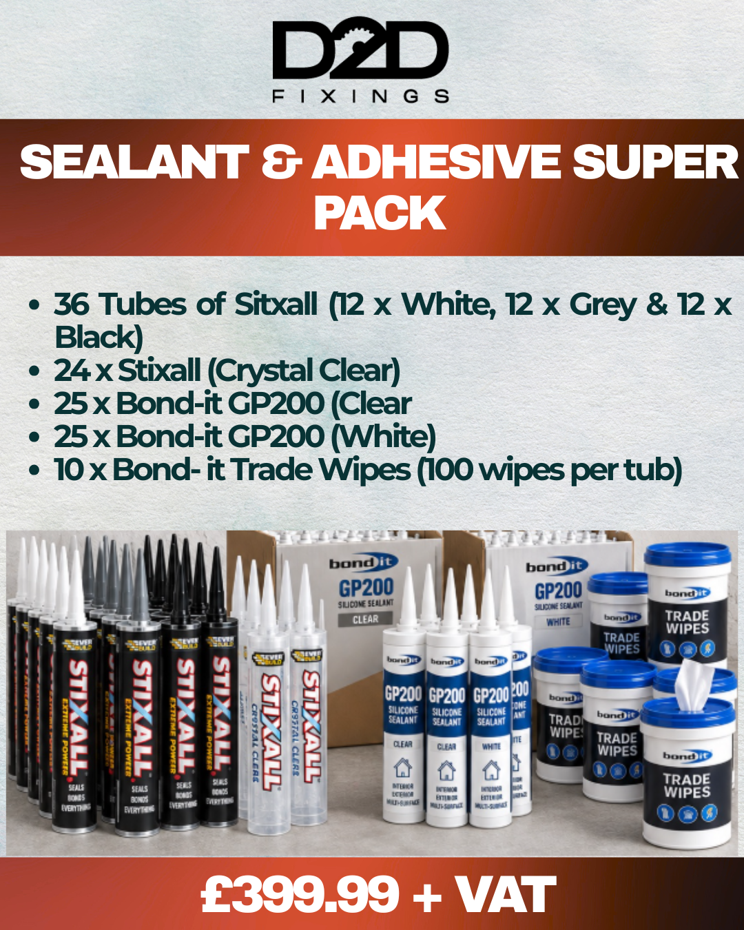 Sealant & Adhesive Superpack