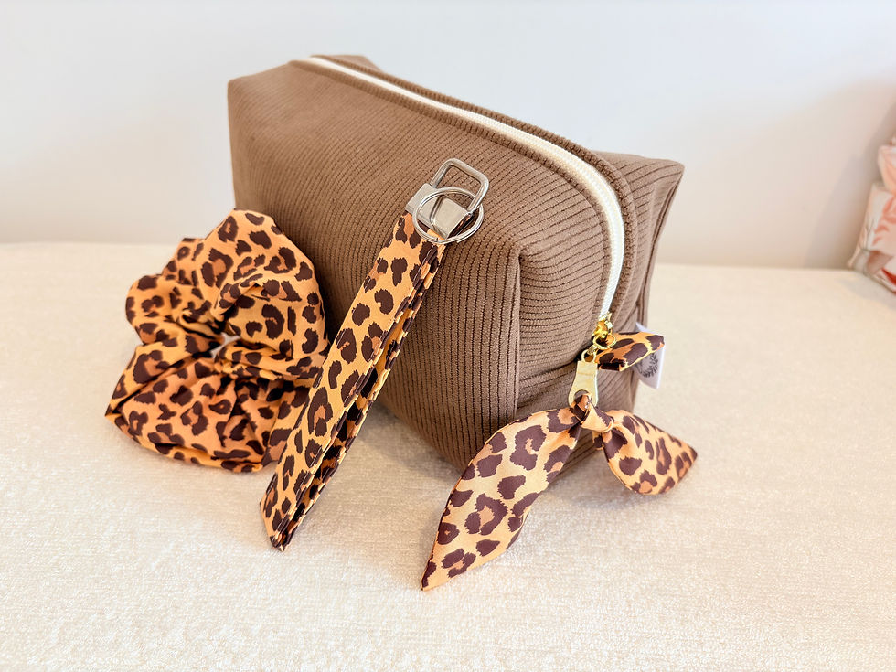 Miniature : trousse de toilette, trousse à maquillage, rectangulaire avec fermeture éclair solide aux motifs moderne et originaux
