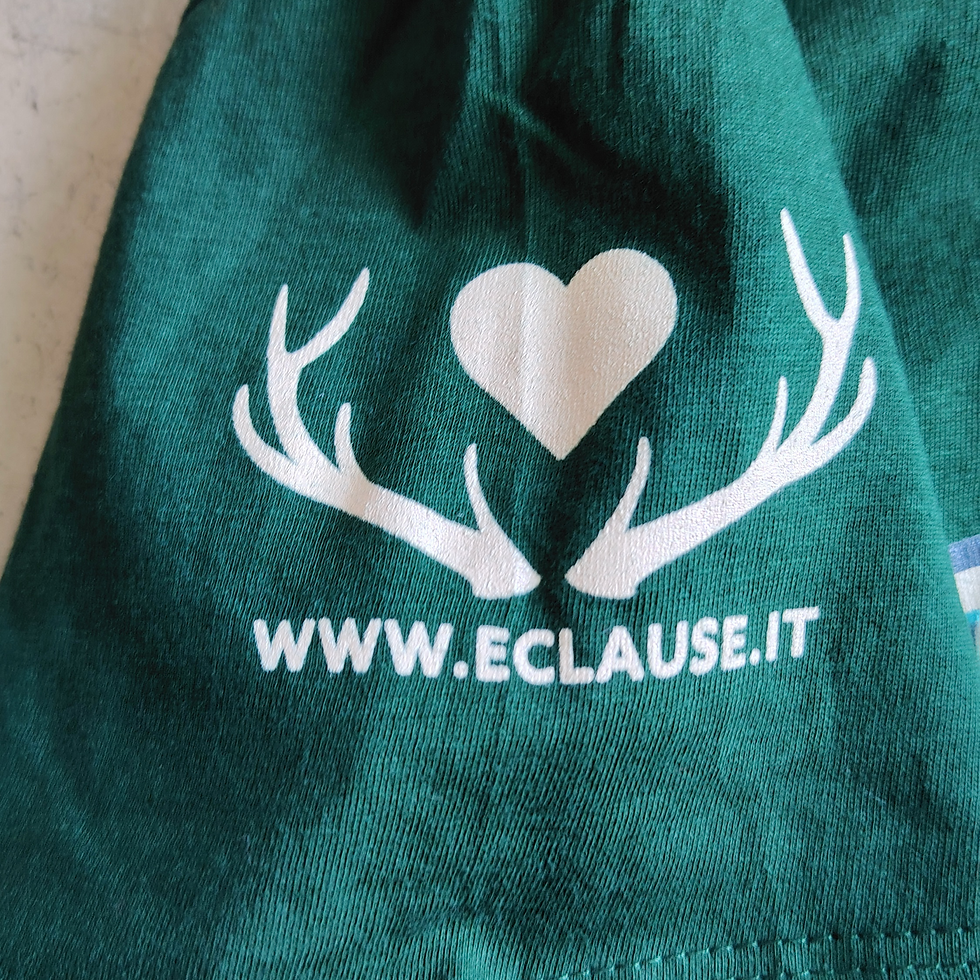 Miniatura: T-shirt Eclause verde bosco