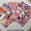 Miniature : Lot de 6 trackers A6 thème « fleurs roses »