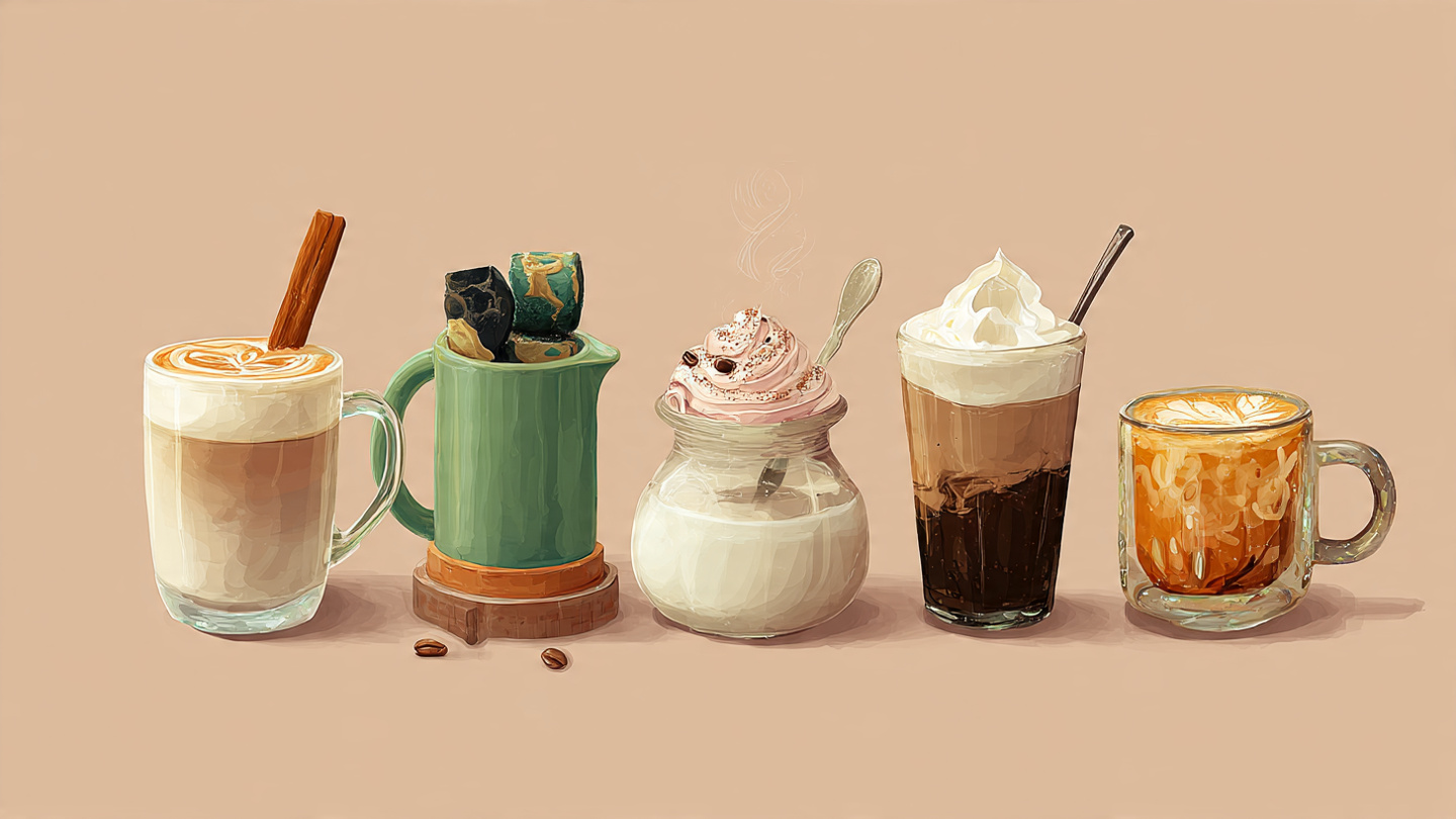 Arranged Food and Objects