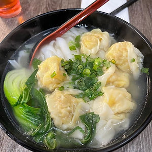 Shrimp and Pork Wonton Noodle Soup
