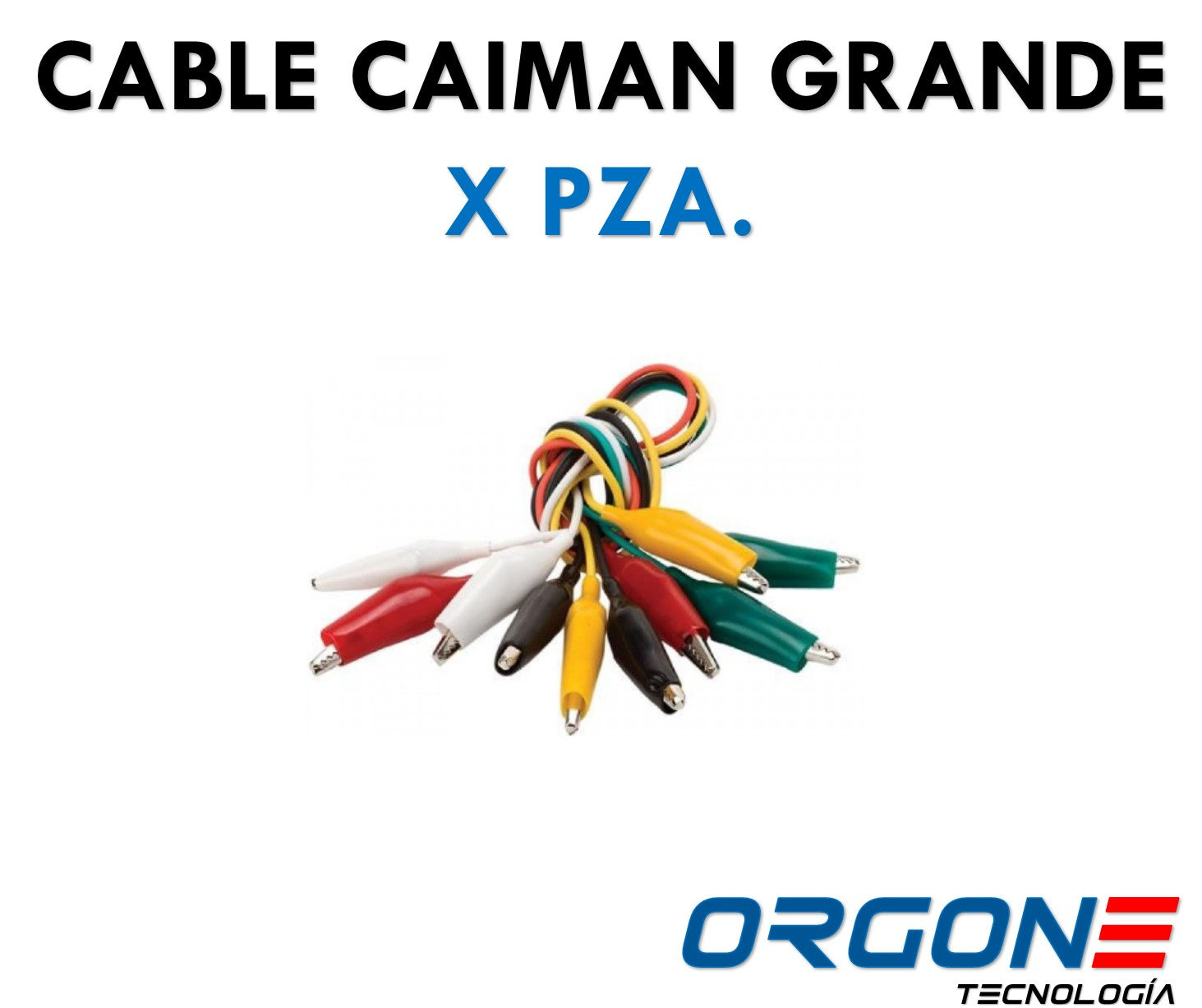 Cable Caimán Grande x Pieza