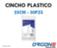 Paq. Cinchos 25cm (50pzs) - Volteck