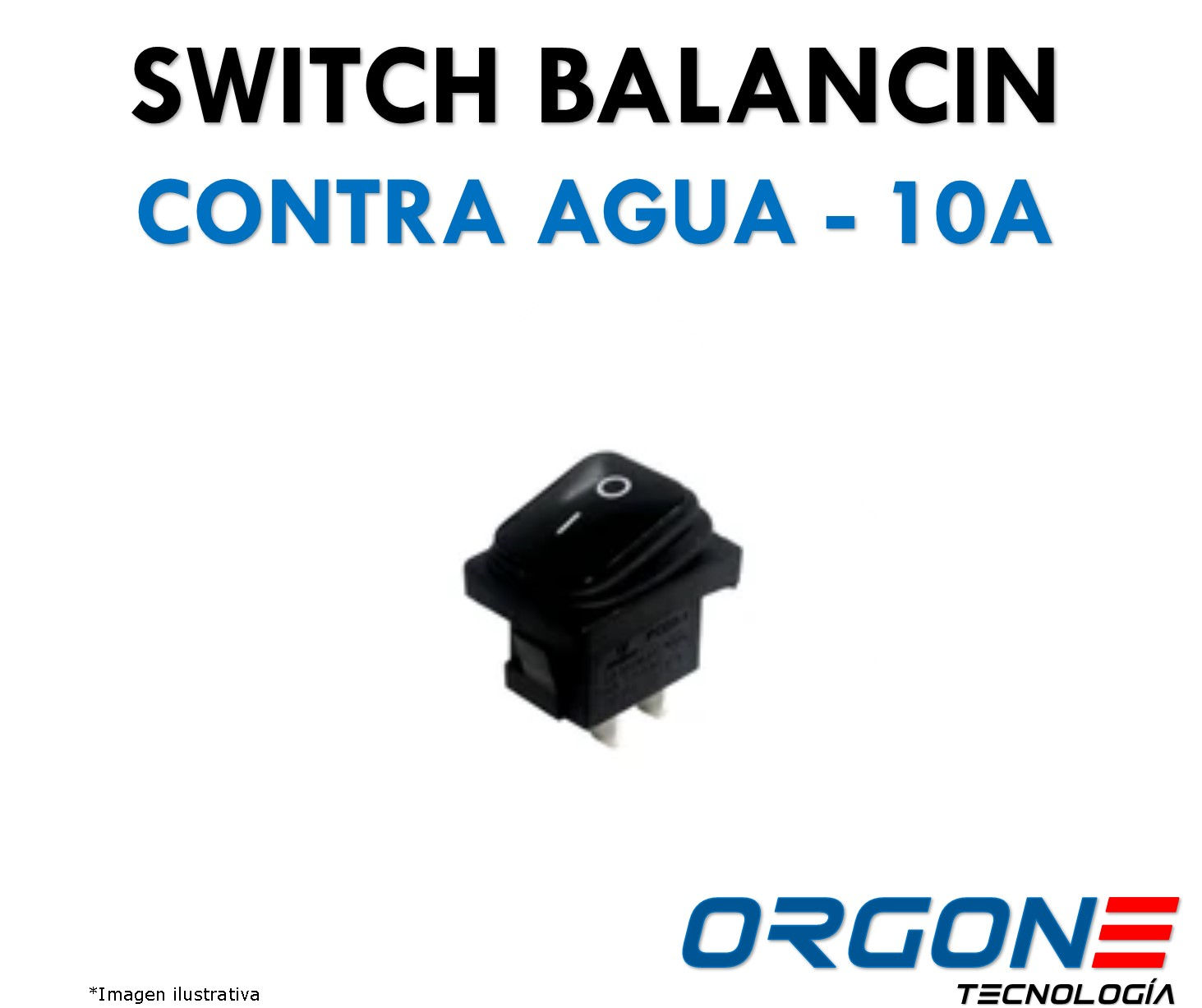 Switch Balancín ON/OFF Contra agua