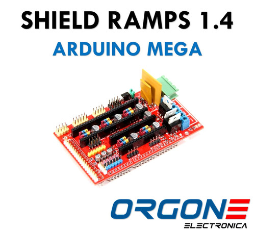 Shield Ramps 1.4 p/Arduino Mega | orgontec