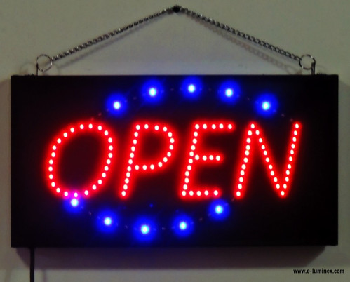 ADVPRO Cartel Luminoso J153-b Ouvert Open Tooth N?on Enseigne Lumineuse