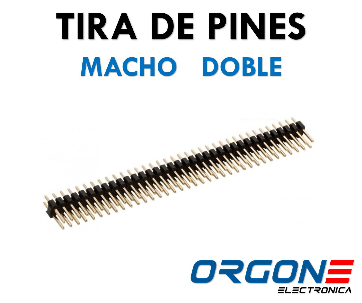 Tira de Pines Doble Macho