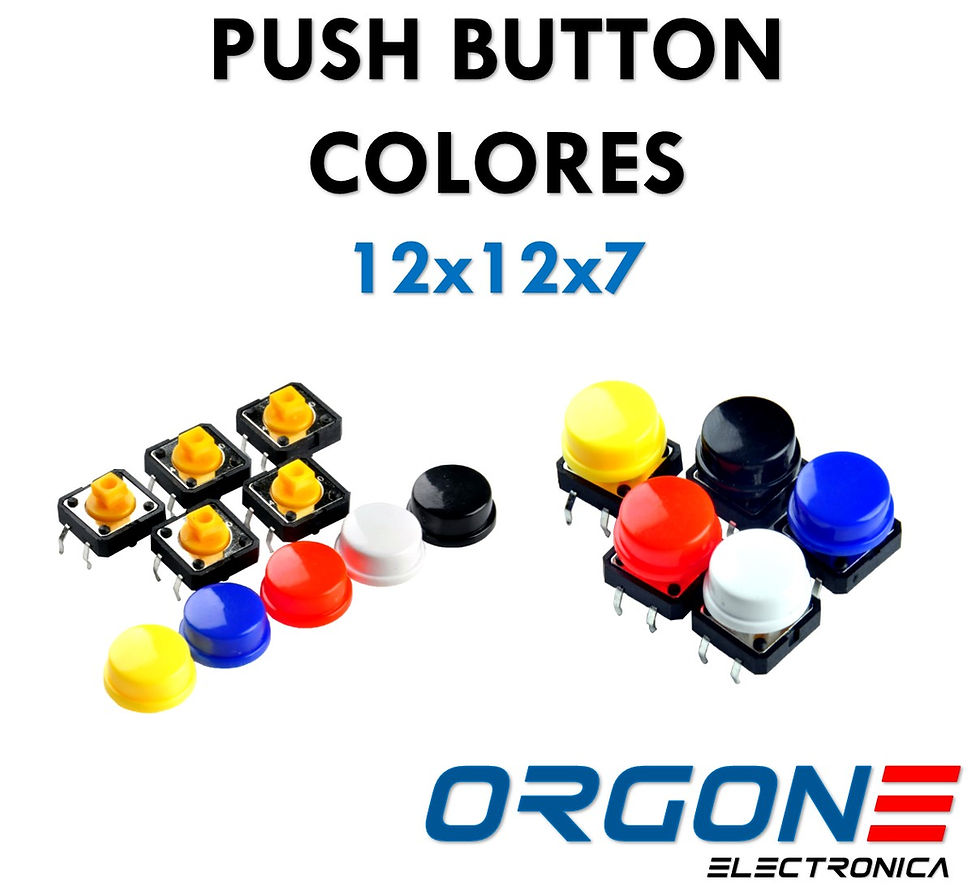 Miniatura: Botones Pulsadores (Push) Pequeños (Varios Modelos)