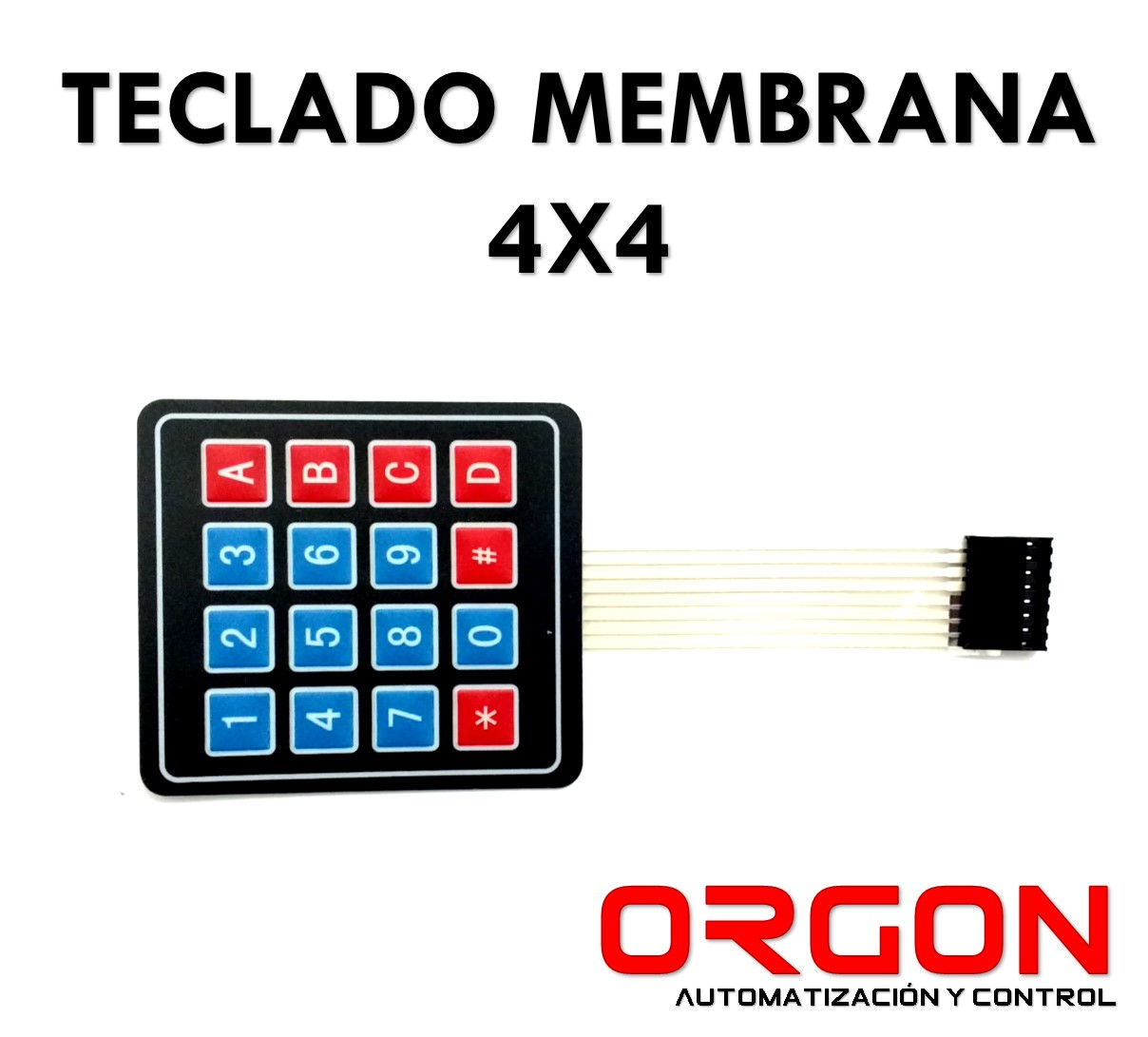 Teclado Membrana 4x4
