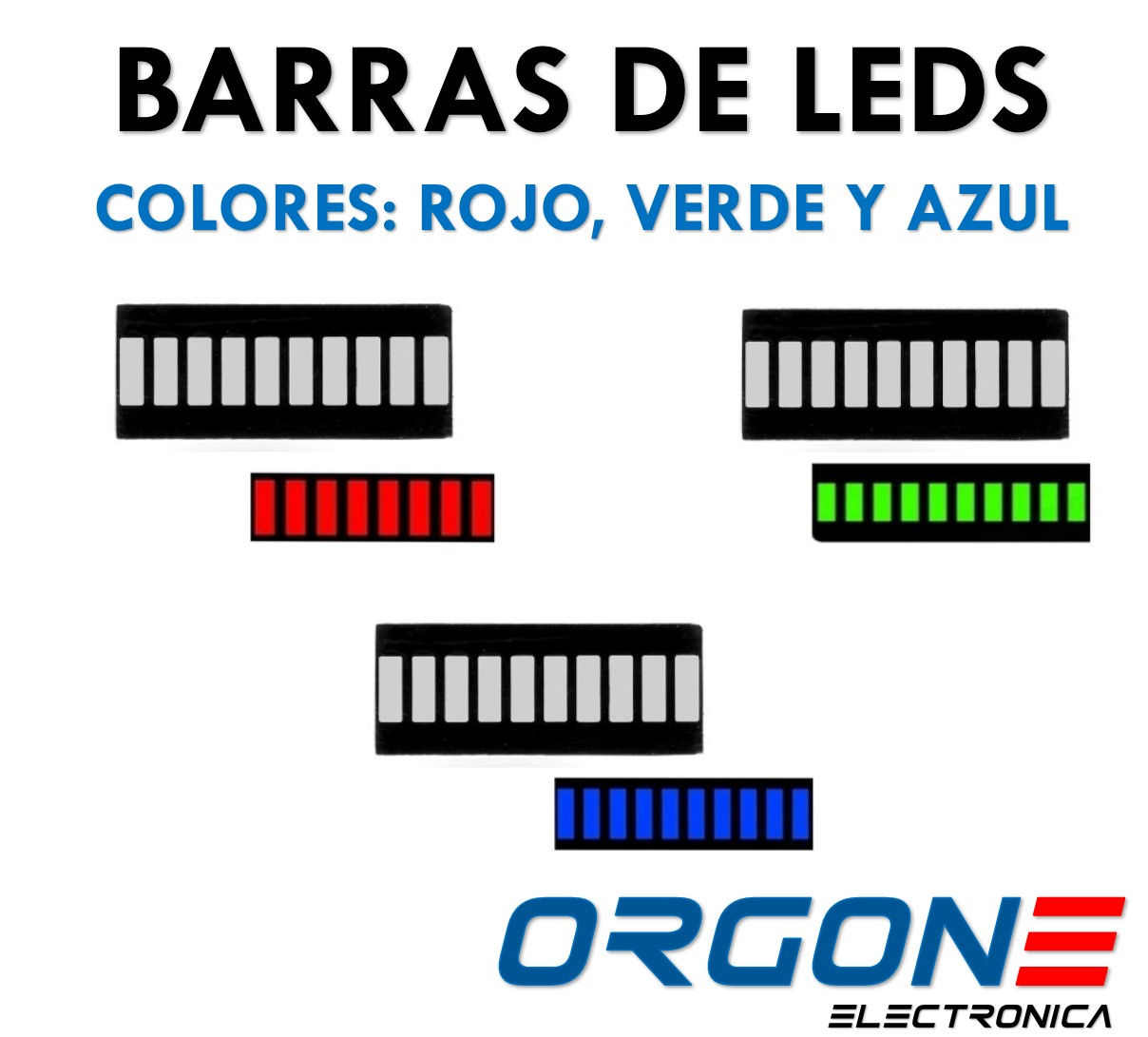 Display 10 Segmentos Barra de Leds