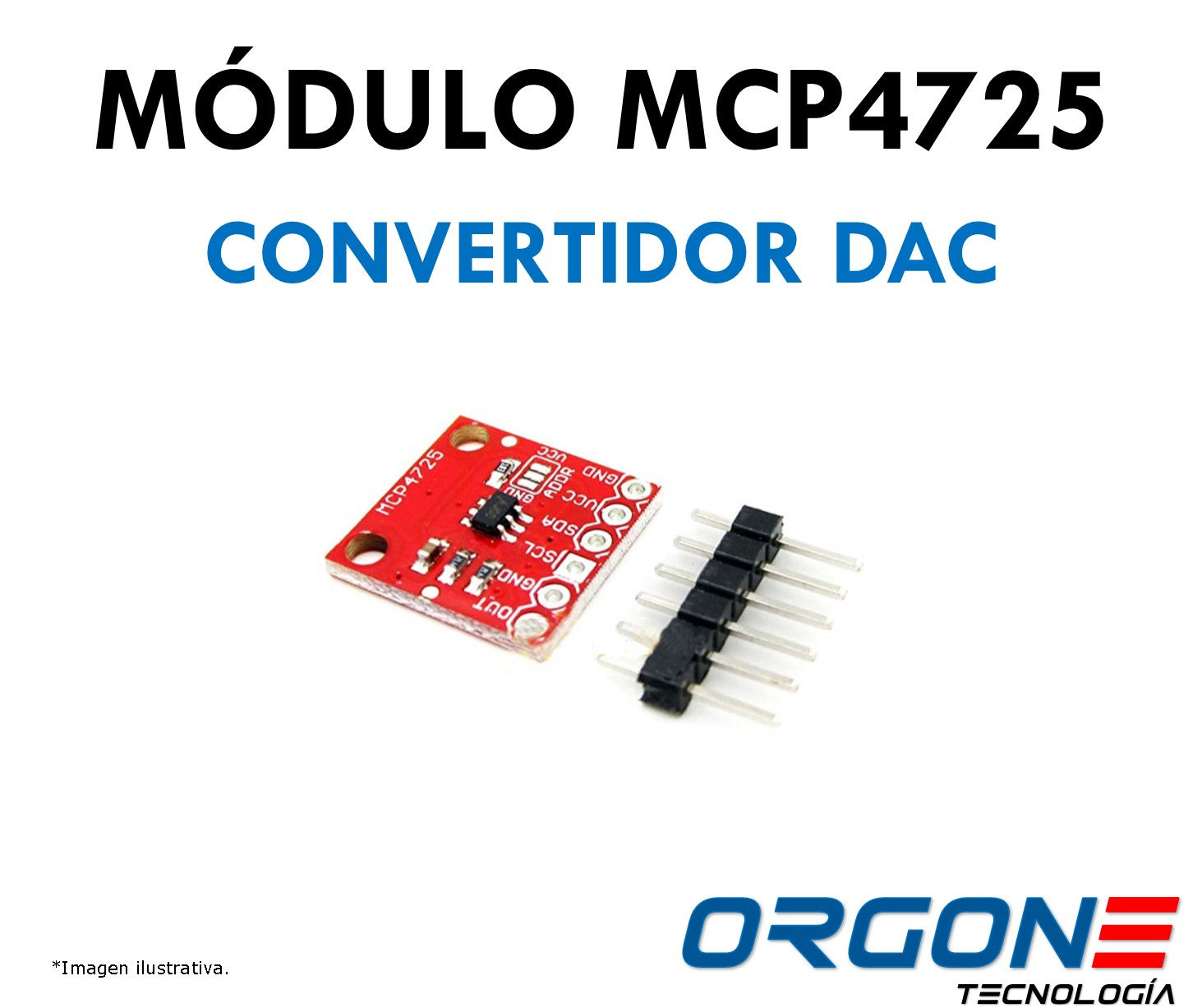 Módulo Convertidor MCP4725