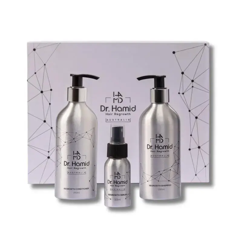 Thumbnail: Dr Hamid Hair Regrowth Full Package Bundle (Silver)