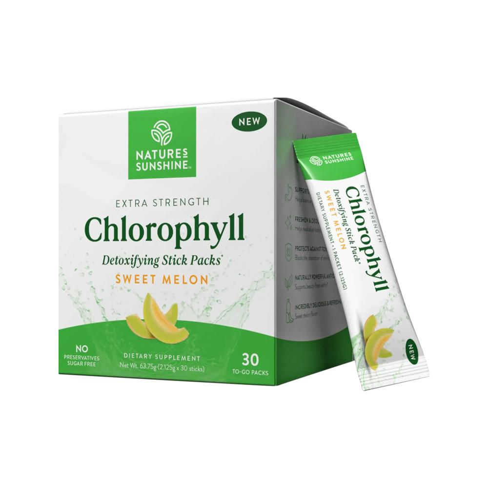 Natures Sunshine Powdered Chlorophyll Sachet (30)