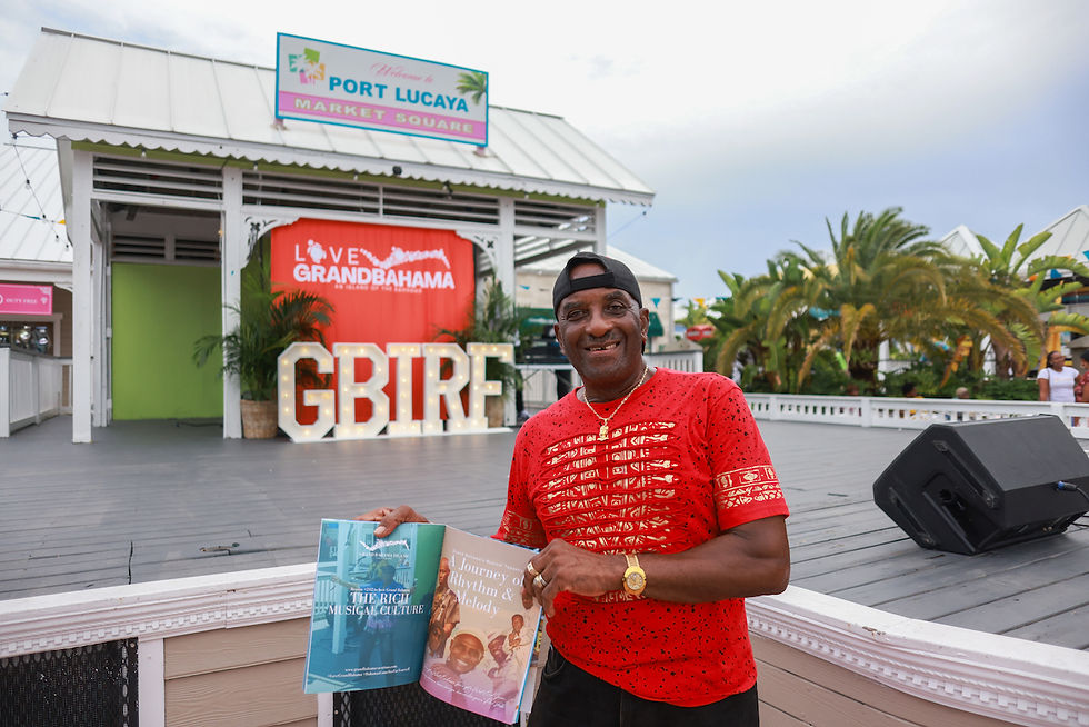 The GBIPB is eager to showcase local talent, like musician Wilfred Solomon, at events such as the GBIRF. Solomon was also featured in a recent issue of The Grand Life magazine, which currently reaches over 1 million readers globally. Photo Credit: Alfred Anderson