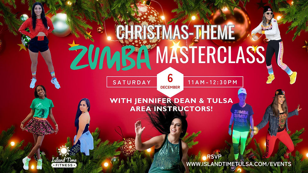 Christmas-Theme Zumba Masterclass With Jennifer Dean! 