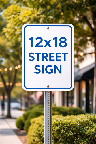 12x18 Parking Signs | Blue Line Signs