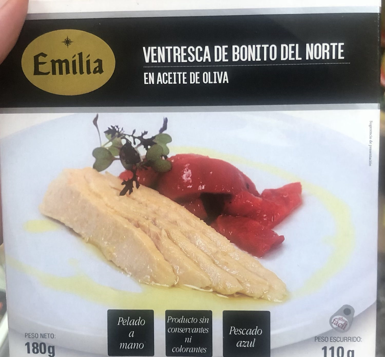 Ventresca de Bonito del Norte in olive oil 200 g