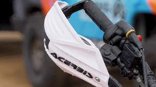 Acerbis handguards on a motorcycle