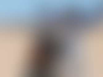 a man standingh next to a motorcycle with arms raised