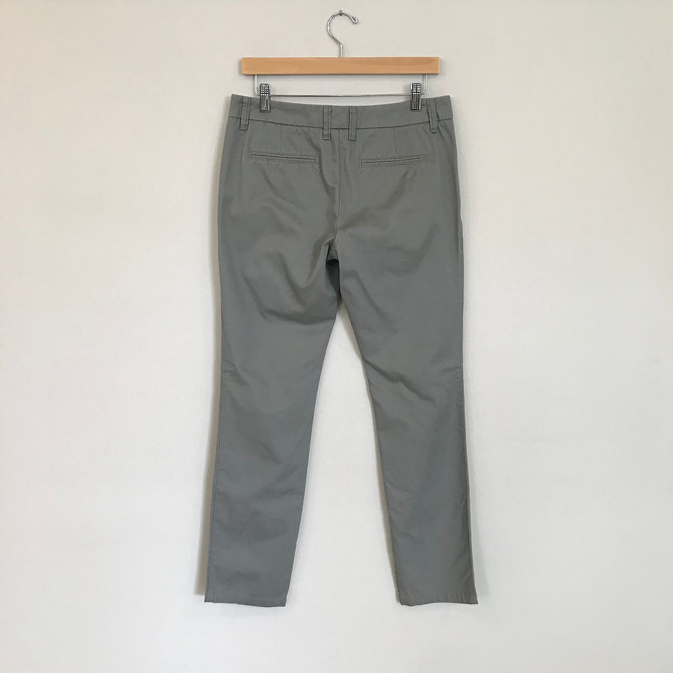 Thumbnail: Garnet Hill Cotton Trousers, Size 4