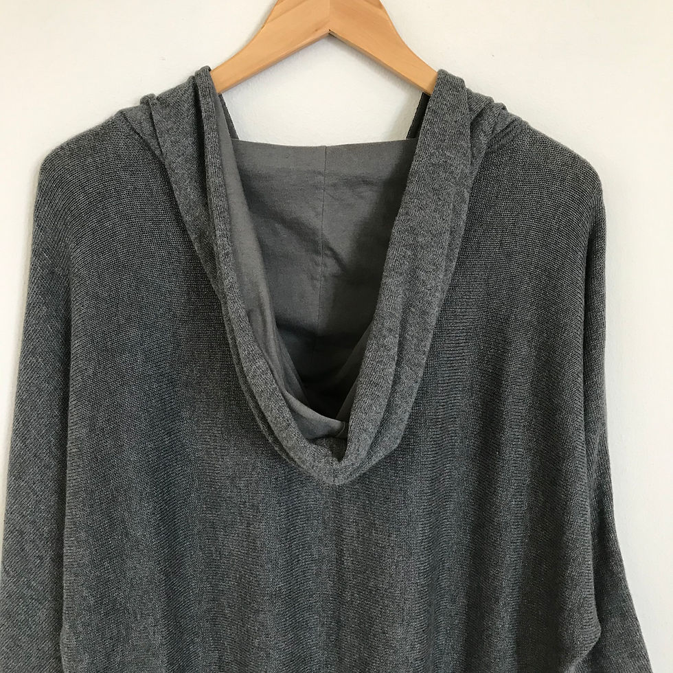 Thumbnail: Eileen Fisher Hoodie Sweater, Size M/L