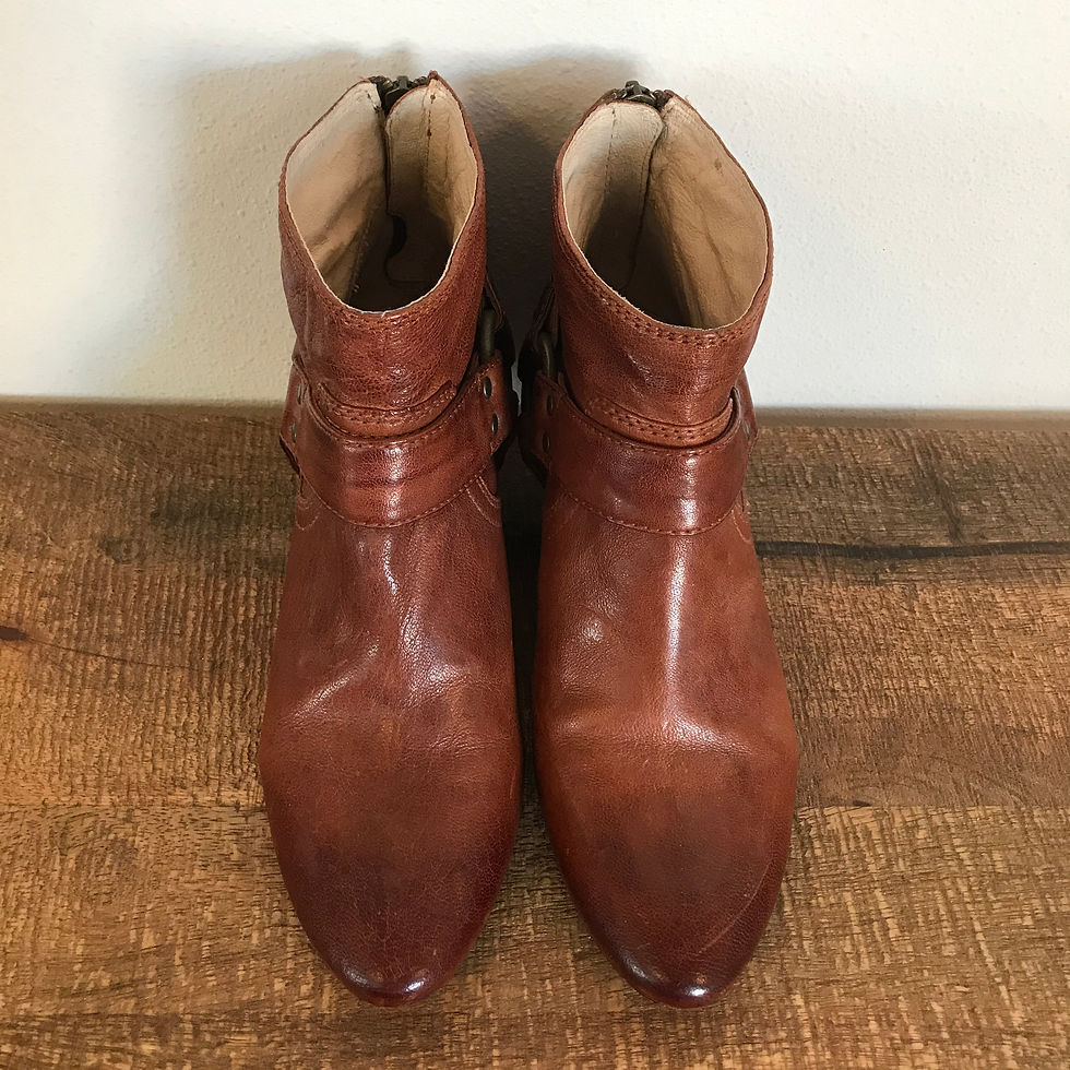Thumbnail: Frye Steffi Harness Booties, Size 8