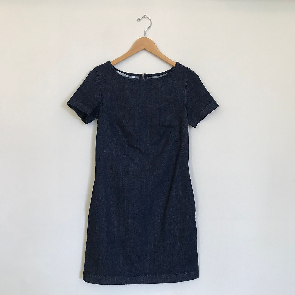Thumbnail: Boden Denim Dress, Size XS/S