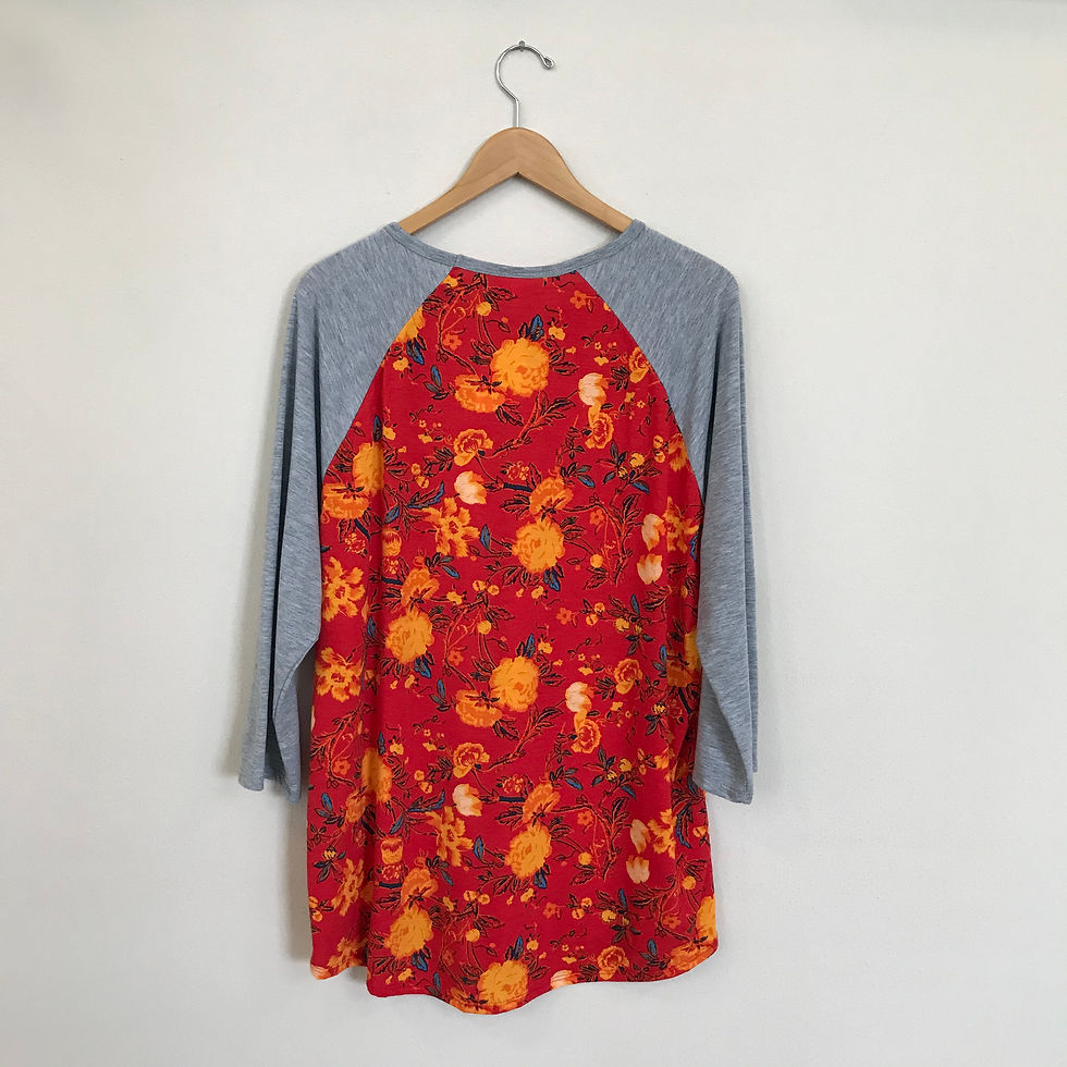Thumbnail: LuLaRoe Floral Tee, Size 2X